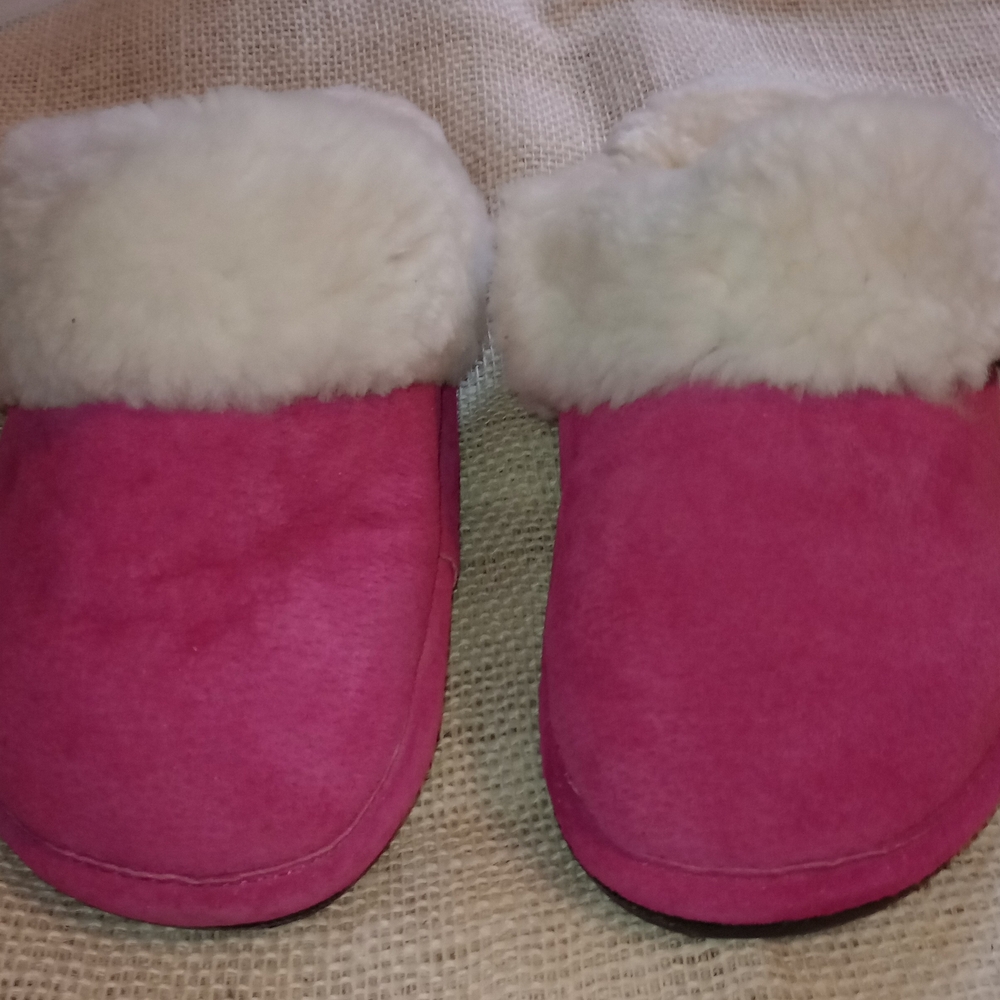 Pink Fuzzy Slippers